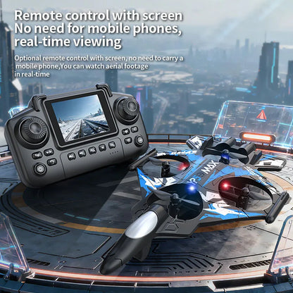 Foam plane 2.4G wifi RC fighter jet stunt rolling helicopter and LED color light plane Boy's toy gift 2026 new YP5MAX RC