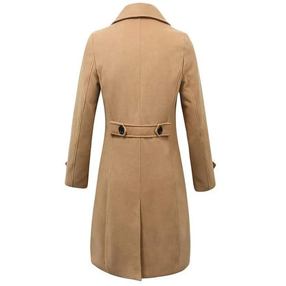 Sobretudo Masculino Casual Elegante
