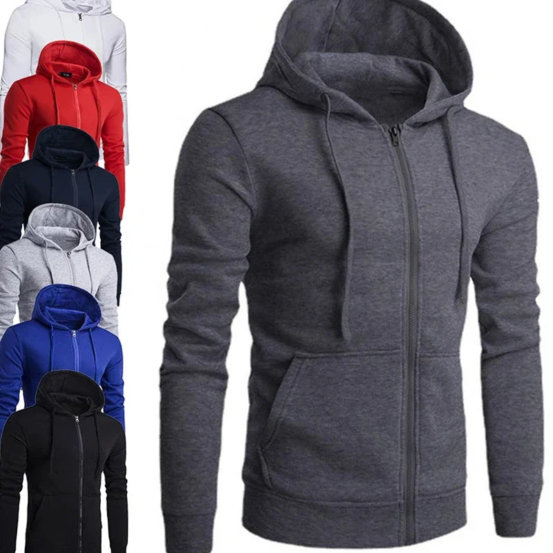 Jaqueta Masculina Casual com Zíper