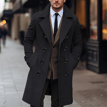 Sobretudo Masculino Casual Elegante